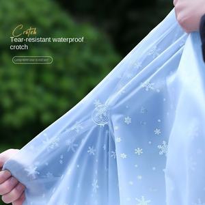 Ensemble imperméable et pantalon de pluie en PVC pour adultes, design universel séparé, anti-tempête, pour vélo électrique, livraison à domicile, voyage - Product Image 4