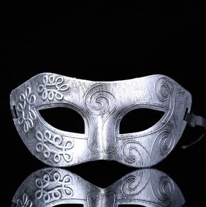 Men Party <strong>Mask</strong> Masquerade Antique Women Half Face <strong>Mask</strong> Halloween Christmas <strong>Fancy</strong> <strong>Dress</strong> Performance Props Old Gold Silver - Product Image 6