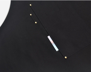 Grembiule Estivo Sottile Rosa per Unghie, Abbigliamento da Lavoro Femminile di Alta Qualità su Misura per Fioristi, Negozi di Tè e Saloni di Bellezza - Product Image 5