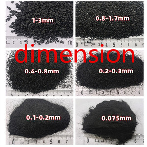 Aggloméré d'émeri noir pour la construction, l'ingénierie des sols, les sols extérieurs, longue durée de vie, antidérapant, projets de sol - Product Image 3