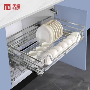 Organizador de Gabinete de Cocina Extraíble de Acero Inoxidable, Cestas y Cajones de Almacenamiento para Esquina de Despensa - Product Image 1