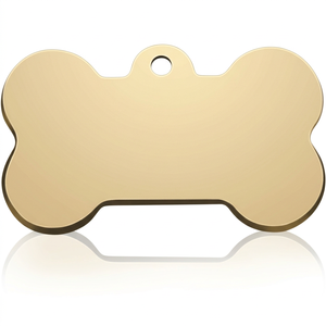 Étiquette d'identification pour chat et chien, étiquette d'identification pour animaux de compagnie avec un design classique pour chiens, étiquette personnalisée avec nom et coordonnées pour colliers d'animaux de compagnie, pour l'extérieur - Product Image 1