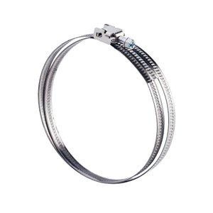 En stock – Vente en gros de colliers de serrage à vis sans fin en acier inoxydable avec finition polie pour le routage de lignes automobiles - Product Image 1