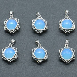 Stella <span class=keywords><strong>di</strong></span> David ciondolo in pietra naturale collana <span class=keywords><strong>di</strong></span> cordoncino in pelle con agata <span class=keywords><strong>di</strong></span> <span class=keywords><strong>cristallo</strong></span> verde aventurina ametista <span class=keywords><strong>occhio</strong></span> <span class=keywords><strong>di</strong></span> <span class=keywords><strong>tigre</strong></span> & lapislazzuli - Product Image 6