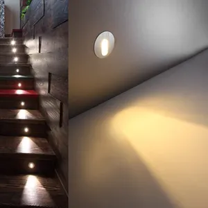 Lampu Dinding Tersembunyi Dalam Ruangan, Lampu Tangga Kaki Interior untuk Rumah atau Hotel 1W Led