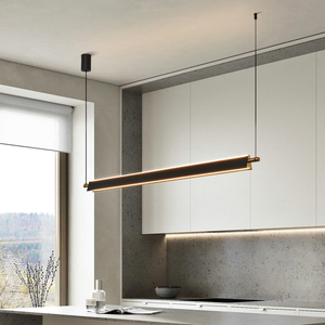 Luces colgantes de comedor de diseñador de lujo Precio de fábrica Altura ajustable Iluminación acrílica Colgante de techo colgante - Product Image 2