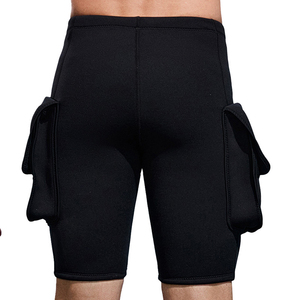 Pantaloncini <span class=keywords><strong>da</strong></span> uomo in neoprene <span class=keywords><strong>da</strong></span> 3 mm, pantaloncini <span class=keywords><strong>da</strong></span> immersione con tasca, pantaloni <span class=keywords><strong>da</strong></span> surf per sport acquatici, nuoto, snorkeling, canottaggio W142 - Product Image 4