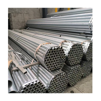 Tubes de fer sans couture laminés à chaud en acier au carbone Gi pour la construction Tuyau en acier à section creuse ronde galvanisée à chaud
