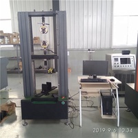 Machine d'essai universelle électronique à commande informatique, précision de classe 0,5, équipement d'essai de traction, compression et flexion 10-300 kN