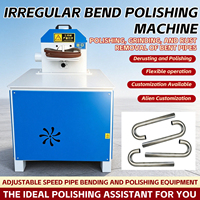 Machine de polissage et de détartrage de tuyaux avec moteur et engrenage en acier inoxydable pour la rénovation de tuyaux courbés et de rampes