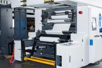 Machine d'impression flexographique 2 couleurs avec unité de séchage électrique, four de 2,2 m à économie d'énergie, presse d'impression de type empilable pour film