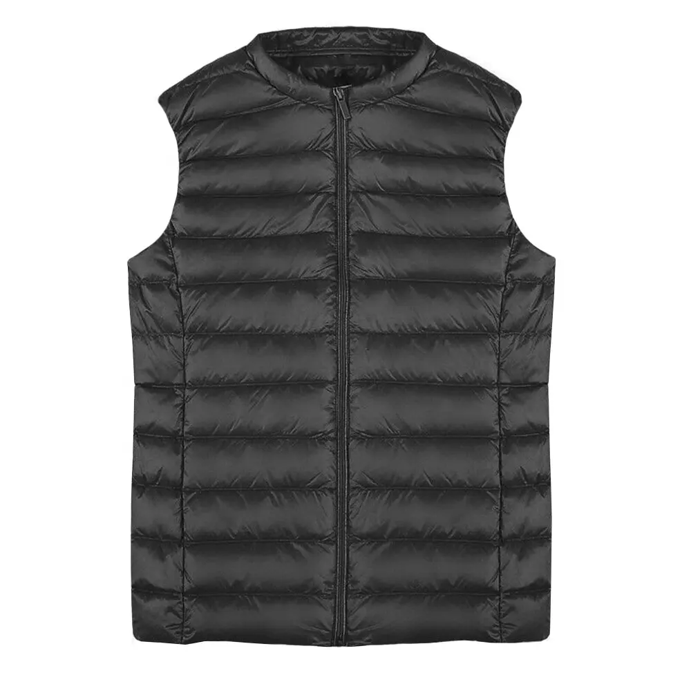 Wholesale Winter Coat Custom Puff Plus Size Bubble Vest Puffer Jacket Women Breathable Crop Top Ladies Coats