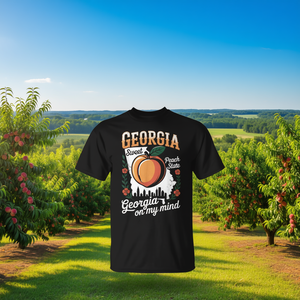 Camiseta gráfica Georgia Peach State, recuerdo del orgullo sureño - Product Image 3