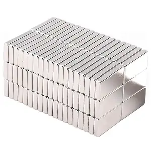 N52 Sale For Packs Powerful Neodymium Permanent Rare Earth Magnet Small Strong Rectangle Magnet Bar For Office Tool Storage