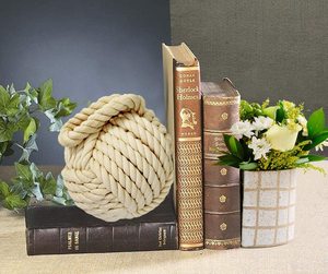 Decorative <strong>Door</strong> Stopper Window Wedge Ivory Rope <strong>Knot</strong> Cotton <strong>Door</strong> <strong>Stop</strong> - Product Image 6