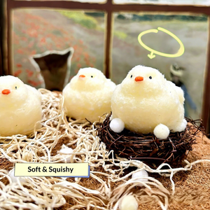 ของเล่นบีบซิลิโคนรูปลูกเจี๊ยบนุ่มนิ่มน่ารัก ขนฟู เนื้อสัมผัสนุ่มคล้ายดินน้ำมัน ของเล่นบีบคลายเครียด ของเล่นฟิดเจ็ต ขายส่ง - Product Image 4