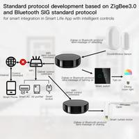 Passerelle multi-mode intelligente LEDEAST RSH-GW006 3 en 1 Tuya Zigbee BLE Wifi avec télécommande IR pour l'automatisation de la maison