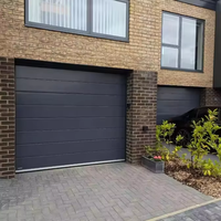 Porte de garage personnalisée en aluminium et acier trempé à vue panoramique, prix compétitif, porte de garage en plexiglas, porte de garage intelligente à enroulement