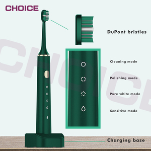 Brosse à dents sonique vibrante UV rechargeable, fine et souple, idéale pour les voyages, marque privée, pour adultes - Product Image 3