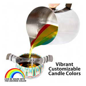 Recipientes de lujo para velas con tapas y cajas de embalaje para la distribución y exhibición de velas aromáticas de soja premium para decoración del hogar. - Product Image 3