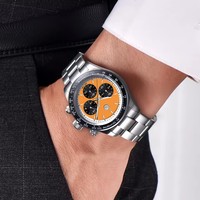 RollsTimi Reloj para Hombre NUEVO 2025 Movimiento Japonés VK63 Reloj de Pulsera de Cuarzo de Lujo Superior Cronógrafo de Zafiro para Hombre de Acero Inoxidable