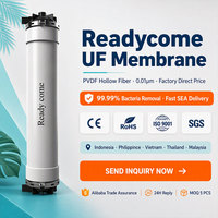 Modul Membran UF Serat Berongga PVDF 0,01 Mikron Membran Ultrafiltrasi untuk Pengolahan Air Industri