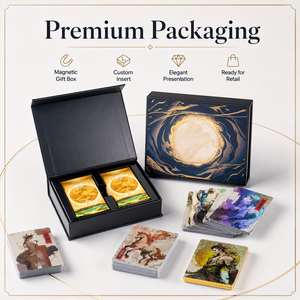 Custom Design Paper Game <strong>Card</strong> Trading <strong>Cards</strong> English Booster Packs Holographic <strong>Rainbow</strong> Foil Family Game <strong>Cards</strong> - Product Image 4