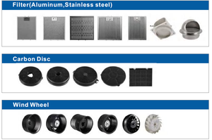 Limpieza automática Motor de cobre Campana extractora <span class=keywords><strong>en</strong></span> forma de T Cocina negra Chimenea Cocina Extractor de humo Instalación de <span class=keywords><strong>esquina</strong></span> - Product Image 4