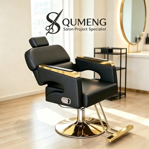 Nouveau design Z, fauteuil de barbier moderne pivotant robuste à 360 degrés, en cuir PU écologique, réglable en hauteur pour salon de beauté et barbier - Product Image 1