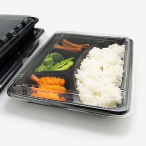 4 bölme PPFood konteyner 900ml plastik ambalaj paket Fast Food konteyner - Product Image 2