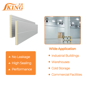 Panneau sandwich en mousse PU métallique haute performance ISOKING pour tôles de <span class=keywords><strong>toiture</strong></span>, <span class=keywords><strong>bardage</strong></span> mural et projets de construction commerciale - Product Image 4