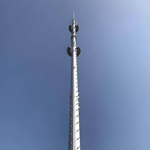 เสาส่งสัญญาณเหล็กแบบกำหนดความสูงได้สำหรับสถานีฐาน 5G รองรับ GSM WiFi - Product Image 1