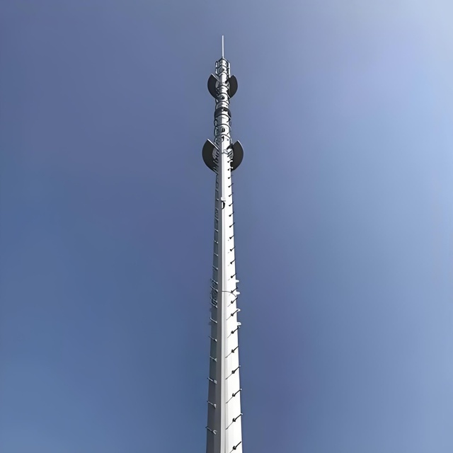 Custom Height Steel Signal Tower GSM WiFi Telecommunication Tower for 5G Base Station