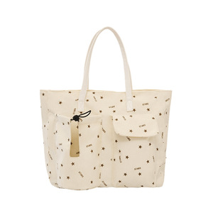 Leopard Print Shoulder Tote Bag Large Capacity With Water Bottle Pocket For Commuting Casual Shopping - Product Image 5
