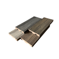 Planches de terrasse en composite WPC, revêtement de sol extérieur imperméable en bois-plastique, vente en gros et projets, directement de l'usine