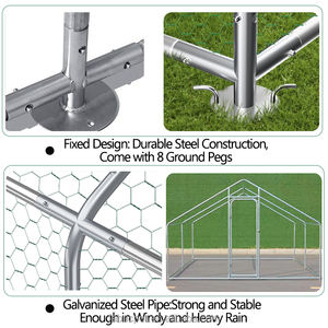 Poulailler pour volailles, <span class=keywords><strong>cage</strong></span> à lapins, <span class=keywords><strong>cage</strong></span> à lapins avec fonction imperméable, type de logement en fer - Product Image 4
