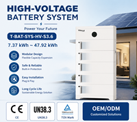 Batería LiFePO4 de 102V-665V de Alto Voltaje, Serie HV-S3.6, Gestión Inteligente, Más de 6000 Ciclos, Celda LFP, Sistema de Almacenamiento Residencial