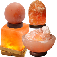 Lampe de sel rose de l'Himalaya sculptée à la main, style animal, base en bois d'onyx réglable et durable, purificateur d'air naturel, idéale pour mariage