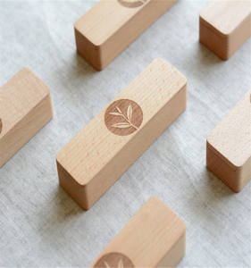 Houten doosje van beukenhout met gepolijste schuifdeksel, op maat gemaakt logo, kleine maat, voor thee verpakkingen, met magneten, antieke sigarenkist - Product Image 4