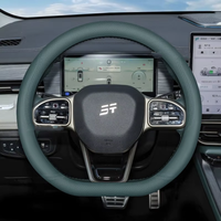 Housse de volant en cuir véritable au toucher doux, style sportif, adaptée au modèle 2025 Jetour X90 CDM X90 Plus Pro.