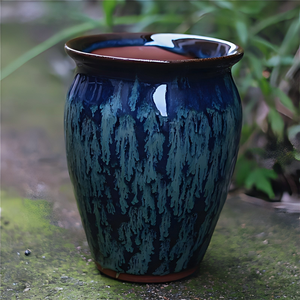 กระถางดินเผาขนาดใหญ่แบบเจาะรู สำหรับปลูกไม้อวบน้ำและต้นไม้ลำต้นใหญ่ ตกแต่งสวน - Product Image 3