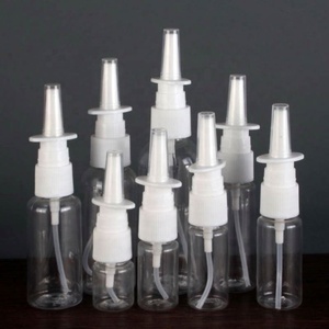 ขวดสเปรย์พลาสติกใส PET เกรดทางการแพทย์ HDPE สีขาว ขนาด 15 มล. 20 มล. 30 มล. สำหรับบรรจุภัณฑ์สเปรย์พ่นจมูก ขายส่ง - Product Image 1