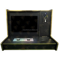 Machine de jeu vidéo d'arcade à gabinets métalliques verticaux LED 19 pouces, type jeu de machine à sous, à haute rentabilité