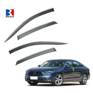 Déflecteurs de Vitres Haut de Gamme PC+ACIER INOXYDABLE pour HONDA ACCORD 2022 (Compatible 2018-2024) - Product Image 1