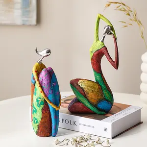 Modern Home Design Resin Statue Crafts Abstract Art Character Ornament