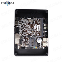 Mini-PC Serveur Réseau EGLOBAL NUC avec Processeur Intel Celeron J1800, Plus Petit Ordinateur de Bureau, 2 Ports LAN
