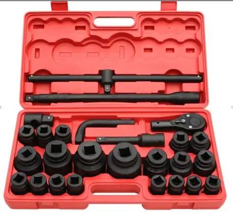 3/4'' impact socket set 26pcs socket wrench set hand tools socket set