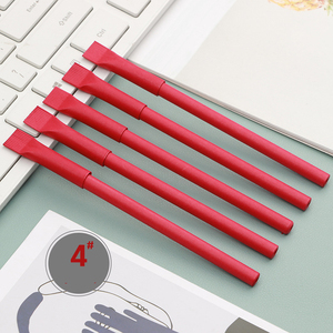 100% phân hủy sinh học màu đen <span class=keywords><strong>Biro</strong></span> cán tái chế xây dựng thương hiệu biểu tượng tùy chỉnh sinh thái thân thiện kraft giấy bút bi - Product Image 6