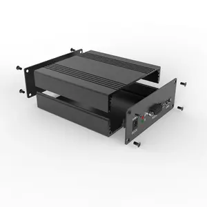 Medidor de Panel de aluminio y Metal personalizado, caja de extrusión electrónica