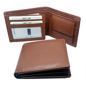 BS INTERNATIONAL BTR00193 Portefeuille Homme en Cuir Véritable de Haute Qualité, Fin, Court, Tendance, Étanche, Fait Main, Pliant, Brodé - Product Image 1